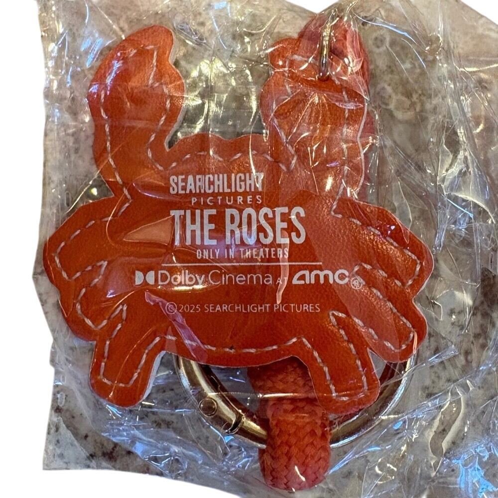 The Roses AMC Film Promo Lot of 3 Crab Charm Keychain Sealed New In Package